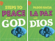English/Spanish Children's Steps To Peace - Packs of 25